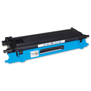 Armor Compatible Laser Toner Cartridge Page Life 4000pp Cyan [Brother TN135C Equivalent] Ref K15141