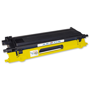 Armor Compatible Laser Toner Cartridge Page Life 4000pp Yellow [Brother TN135Y Equivalent] Ref K15143