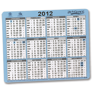 At-a-Glance 2012 Desk or Wall Calendar One Year to View Double-sided W254xH210mm Ref 930