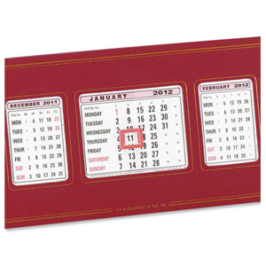 At-a-Glance 2012 Refill Dates for At a Glance Calendar 3S Ref 3SR