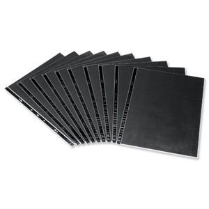 Display Sleeves Polypropylene Reinforced 150 Micron 9 Hole A1 Clear [Pack 10]