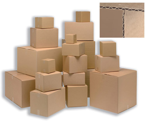 Packing Carton Single Wall Strong Flat Packed 305x229x229mm [Pack 25]