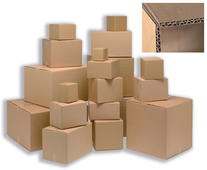 Packing Carton Double Wall Strong Flat Packed 457x305x305mm [Pack 15]