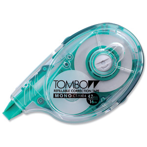 Tombow Refillable Correction Tape Easy-write Extra Long 4mmx16m Ref CT-YXE4