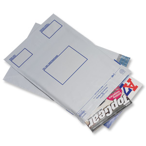 PostSafe DX Envelope Extra Strong Polythene Opaque W595xH430mm Self Seal Ref P29 [Box 20]