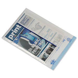 PostSafe LightWeight Envelopes Polythene Clear C5 W165xH230mm Peel and Seal Ref P20 [Pack 100]