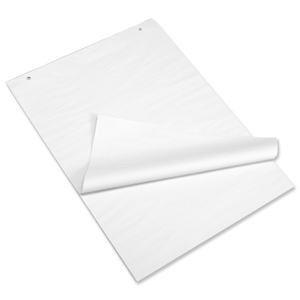 Flipchart Pad Recycled Perforated 55gsm 40 Sheets A1 White [Pack 5]