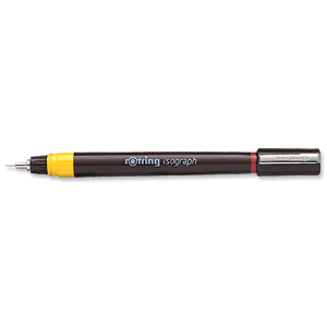 Rotring Isograph for Pen Precise Line Width to ISO 128 and ISO 3098/1 0.18mm Nib Ref S0201990