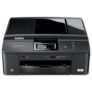 Brother Network Inkjet Multi-Function A4 Printer Print Copy and Scan Ref DCP-J725DW