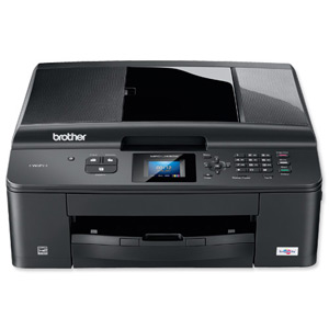 Brother Network Inkjet Multi-Function A4 Printer Print Copy Fax and Scan Ref MFC-J430W