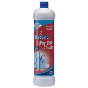 Lifeguard 3-Way Toilet Cleaner 1 Litre Ref 7511601