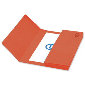 Elba Premium Document Wallet Capacity 38mm Foolscap Red Ref 100090136 [Pack 25]