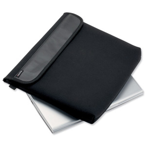 Lightpak Laptop Cover Neoprene Padded Capacity 13.5in Black Ref 46006