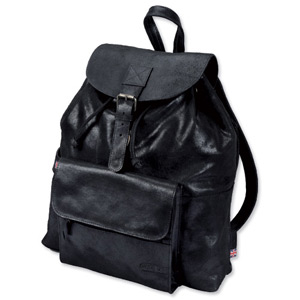Pride and Soul Trace Backpack LeatherMulti-section Black Ref 47141