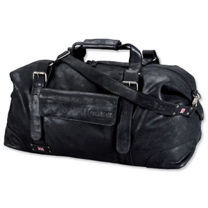 Pride and Soul Mobster Travel Bag Leather with Shoulder Strap Black Ref 47140