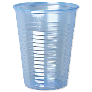 Water Cup Polystyrene 7oz Blue Ref 4767 [Box 1500]