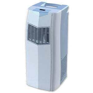 Provic Air Conditioner Slimline Portable with Hose 1.5m 8Hr Timer 2-Speed 10000BTU/hr 1000W Ref PAF12000E