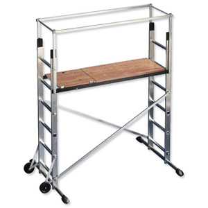 Hailo ProfiStep Multi Scaffold Base Element Platform Max Height 3m Capacity 135kg H3m 38.5kg Ref 9476-001