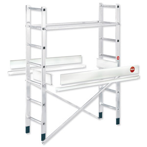 Hailo ProfiStep Multi Scaffold Add-on Level Base Element Platform for H5m 28kg Ref 9477-001