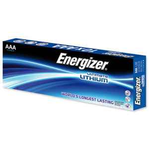 Energizer Ultimate Battery Lithium LR03 1.5V AAA Ref 634353 [Pack 10]
