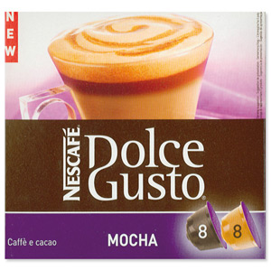 Nescafe Mocha for Nescafe Dolce Gusto Machine Ref 12120147 [Packed 48]