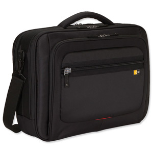 Case Logic Corporate Laptop Case Nylon with Shoulder Strap Capacity 16in Black Ref ZLC116