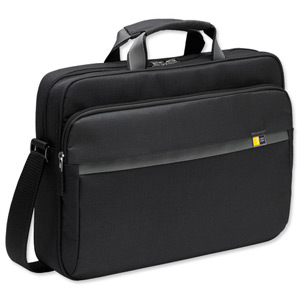 Case Logic Laptop Attache Case Slim with Shoulder Strap Capacity 16in Black Ref ENA116K