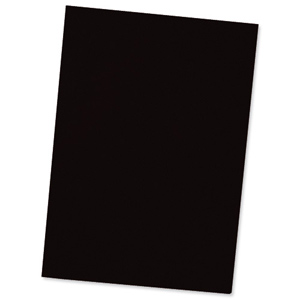 Coloured Card Smooth 200gsm 700x500mm Black [25 Sheets]