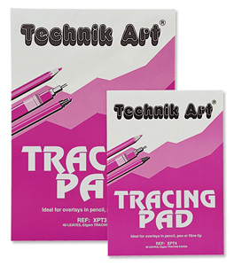 Technik Art Tracing Pad 63gsm 40 Sheets A4 Ref XPT4Z