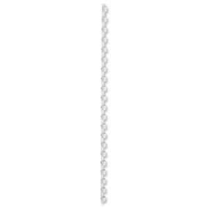 5 Star Binding Combs Plastic 21 Ring 35 Sheets A4 6mm White [Pack 100]