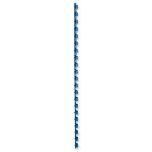 5 Star Binding Combs Plastic 21 Ring 35 Sheets A4 6mm Blue [Pack 100]
