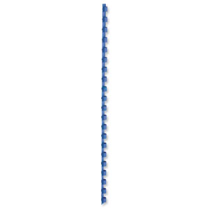 5 Star Binding Combs Plastic 21 Ring 55 Sheets A4 8mm Blue [Pack 100]
