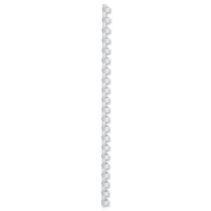 5 Star Binding Combs Plastic 21 Ring 75 Sheets A4 10mm White [Pack 100]