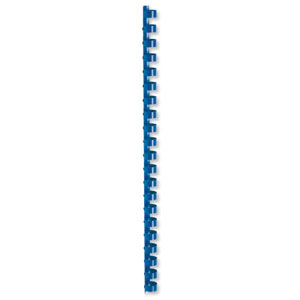 5 Star Binding Combs Plastic 21 Ring 110 Sheets A4 12mm Blue [Pack 100]