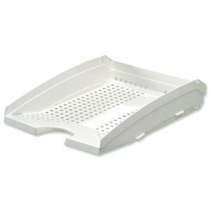 Durable Trend Letter Tray Plastic A4 - C4 White Ref 1701626010