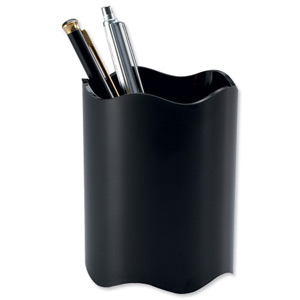 Durable Vivid Pen Pot Plastic Black Ref 1701235060