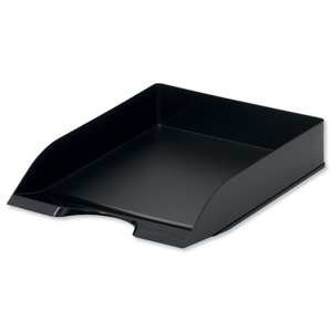 Durable Vivid Letter Tray Plastic A4 - C4 Black Ref 1701672060
