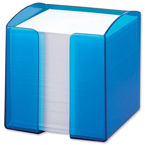 Durable Radiance Radiance Noteholder Plastic with 90x90mm Notes Translucent Blue Ref 1701682540