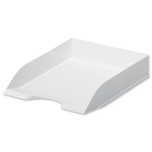 Durable Vivid Letter Tray Plastic A4 - C4 White Ref 1701672010