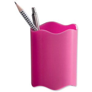 Durable Vivid Pen Pot Plastic Dark Pink Ref 1701235034