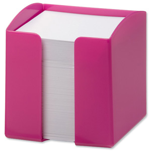 Durable Vivid Noteholder Plastic for Notes 90x90mm Dark Pink Ref 1701682034