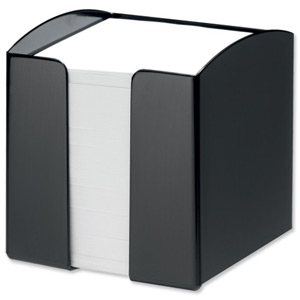 Durable Vivid Noteholder Plastic for Notes 90x90mm Black Ref 1701682060