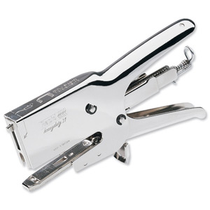 Rapid HD31 Packaging Pliers 65mm Stapling Depth 70 Sheet Capacity Chrome Ref 10540301