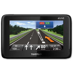 TomTom GO LIVE 1000 Satellite Navigation System UK ROI HD Traffic 4GB Memory 4.3in LCD Ref 1CS000208