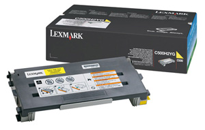 Lexmark Laser Toner Cartridge Yellow Ref C500H2YG