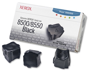 Xerox Ink Sticks Solid Page Life 3000pp Black Ref 108R00668 [Pack 3]