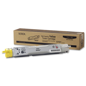 Xerox Laser Toner Cartridge Yellow Ref 106R01084