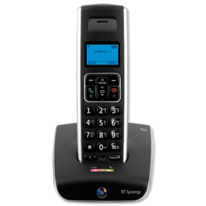BT Synergy 5100 Telephone Cordless SIM-compatible 250-Entry Phonebook 3-Way Ref 041395