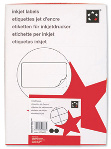 5 Star Addressing Labels Inkjet 8 per Sheet 99.1x67.7mm White [320 Labels]