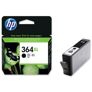 Hewlett Packard [HP] No. 364XL Inkjet Cartridge Page Life 550pp Black Ref CN684EE